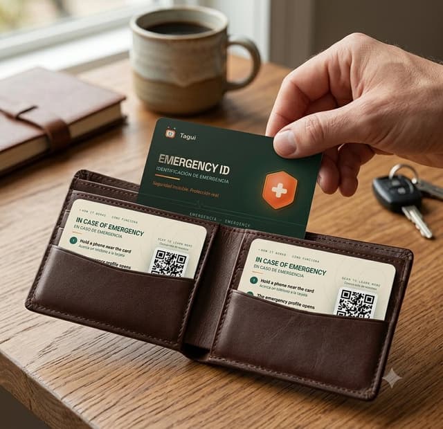 Tarjeta Tagui Card ID en la billetera